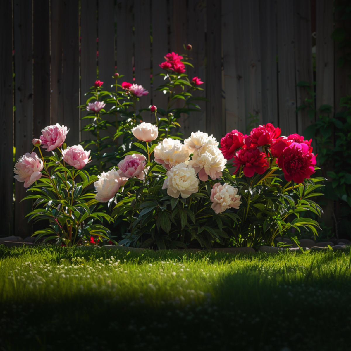 Other Garden Plants Pioner - Set Om 3 - Paeonia Officinalis - Höjd 0-40Cm - ⌀9Cm