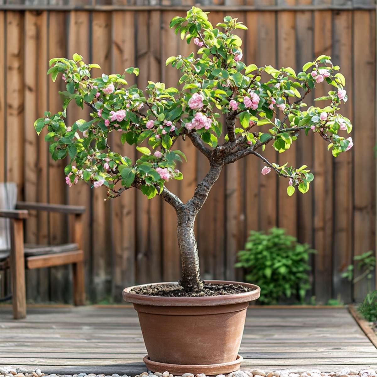Fruit Trees Persikaträd - Prunus 'Bonanza' - Höjd 60-70Cm - ⌀15Cm
