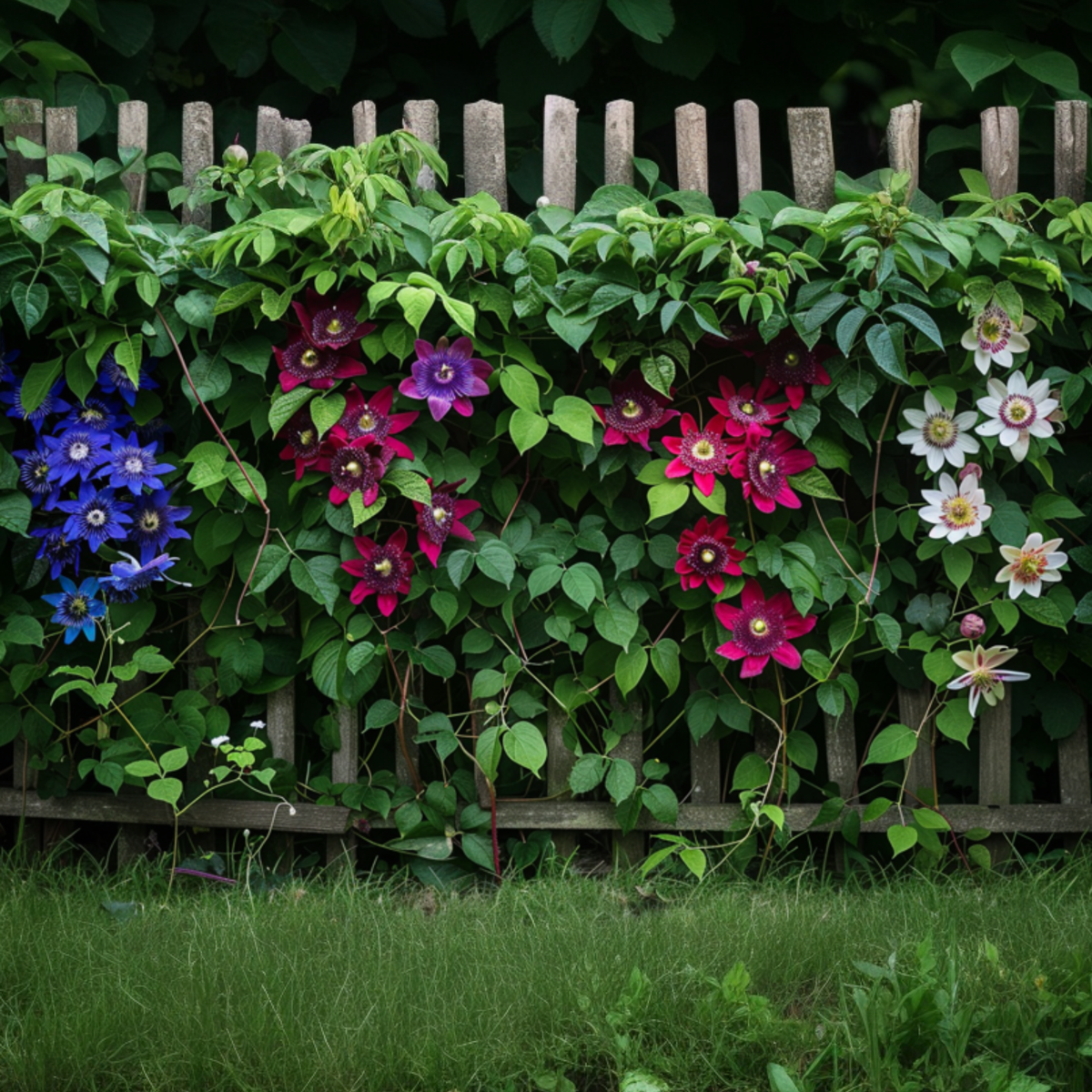 Out Of Category Garden Plants Passionsblomma - Set Om 6 - Passiflora Hybridum - Höjd 25-40Cm - ⌀9Cm